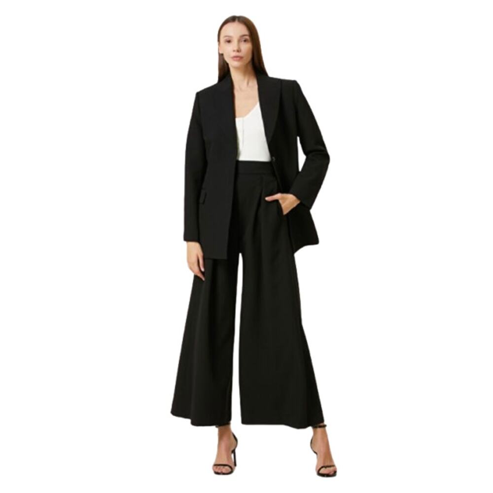 Sid Neigum Black Wide Leg Pants